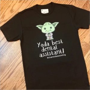 Yoda best dental assistant shirt